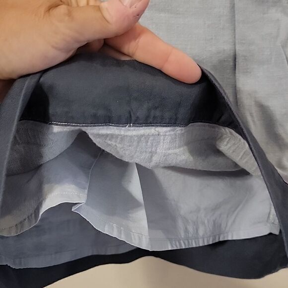 JANIE AND JACK SLEEVELESS TWO-TONED GRAY DRESS WITH PINK RIBBON TRIM, SIZE 3 - Picture 6 of 9